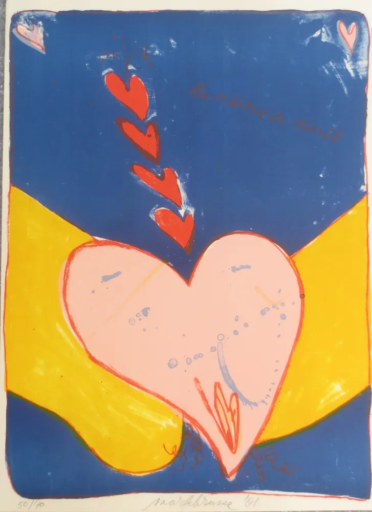 Lithograph Brusse - La reine de nuit