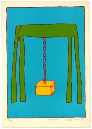 Lithograph Brusse - Sans titre