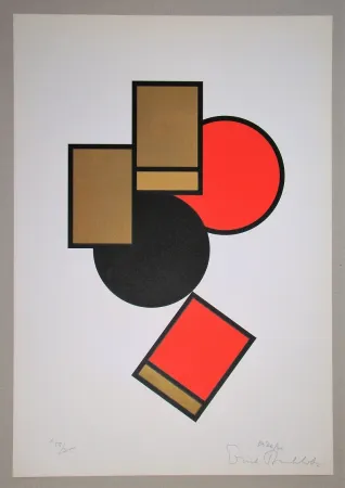 Screenprint Buchholz - Composition, 1920