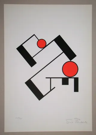 Screenprint Buchholz - Composition, 1920