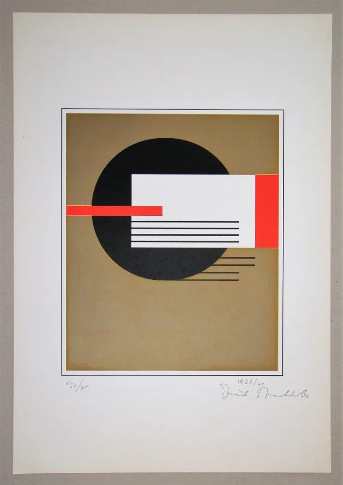 Screenprint Buchholz - Composition, 1922