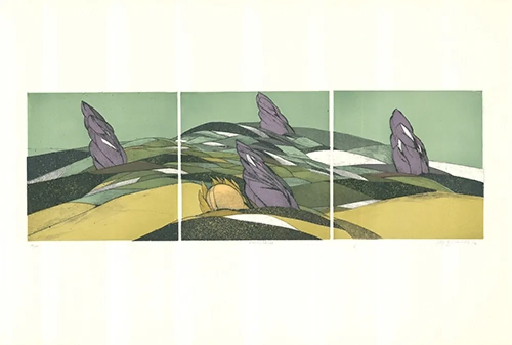 Etching And Aquatint Buchholz - Landschaft