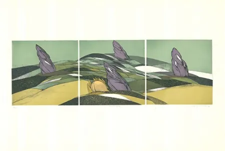 Etching And Aquatint Buchholz - Landschaft