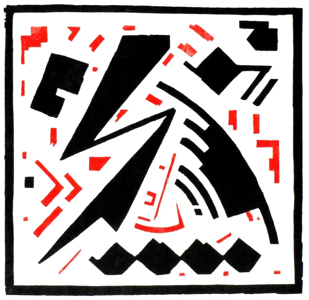 Woodcut Buchholz - Ohne Titel (No Title)