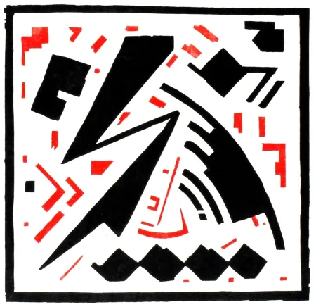 Woodcut Buchholz - Ohne Titel (No Title)