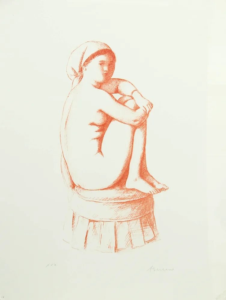 Lithograph Bueno - UNTITLED