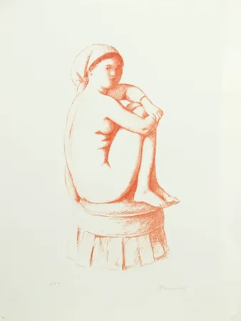 Lithograph Bueno - UNTITLED