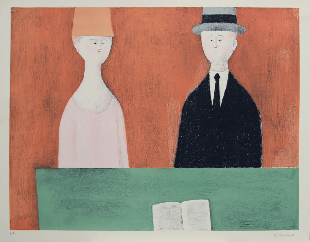 Lithograph Bueno - UNTITLED