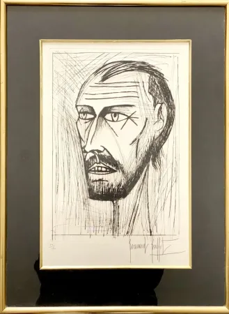 Drypoint Buffet - Autoportrait