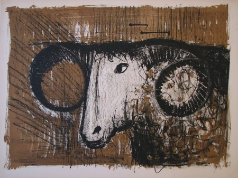 Lithograph Buffet - Bélier