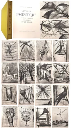 Illustrated Book Buffet - Bernard BUFFET Graveur - CYRANO DE BERGERAC. Voyages fantastiques aux états et empires de la lune et du soleil.