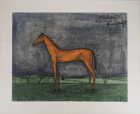Lithograph Buffet - Cheval : le pur sang