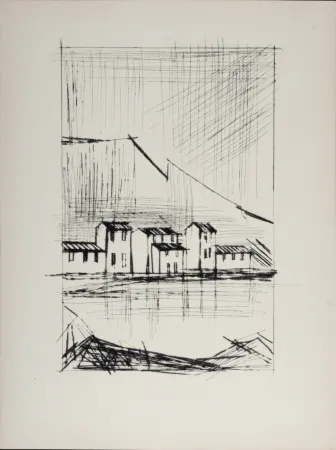 Drypoint Buffet - Côte Amalfitaine, 1959