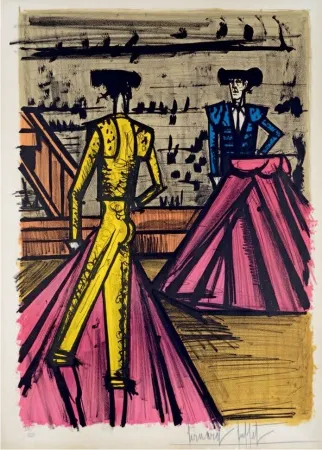 Lithograph Buffet - Deux toréadors (Two Bullfighters)
