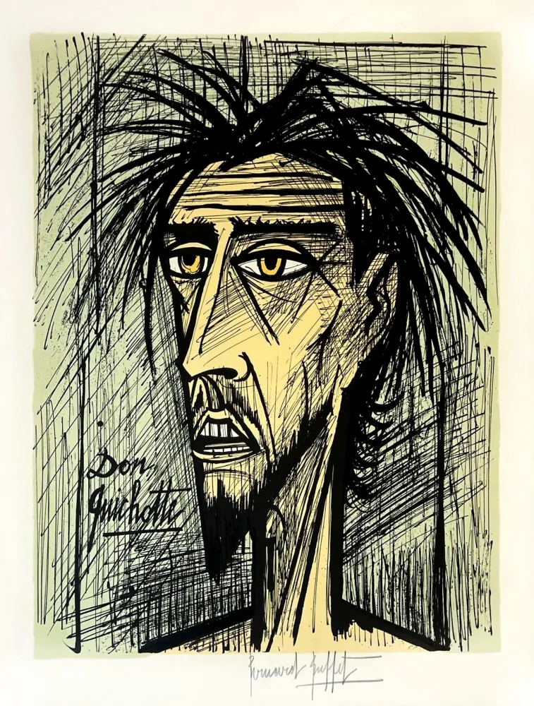 Lithograph Buffet - Don Quichotte 