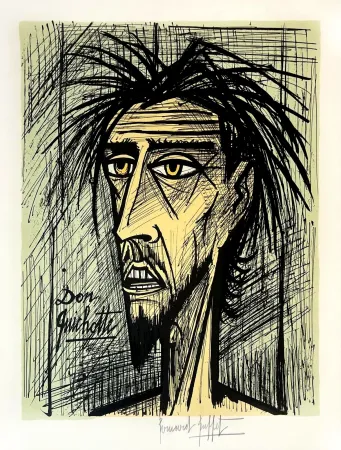 Lithograph Buffet - Don Quichotte 