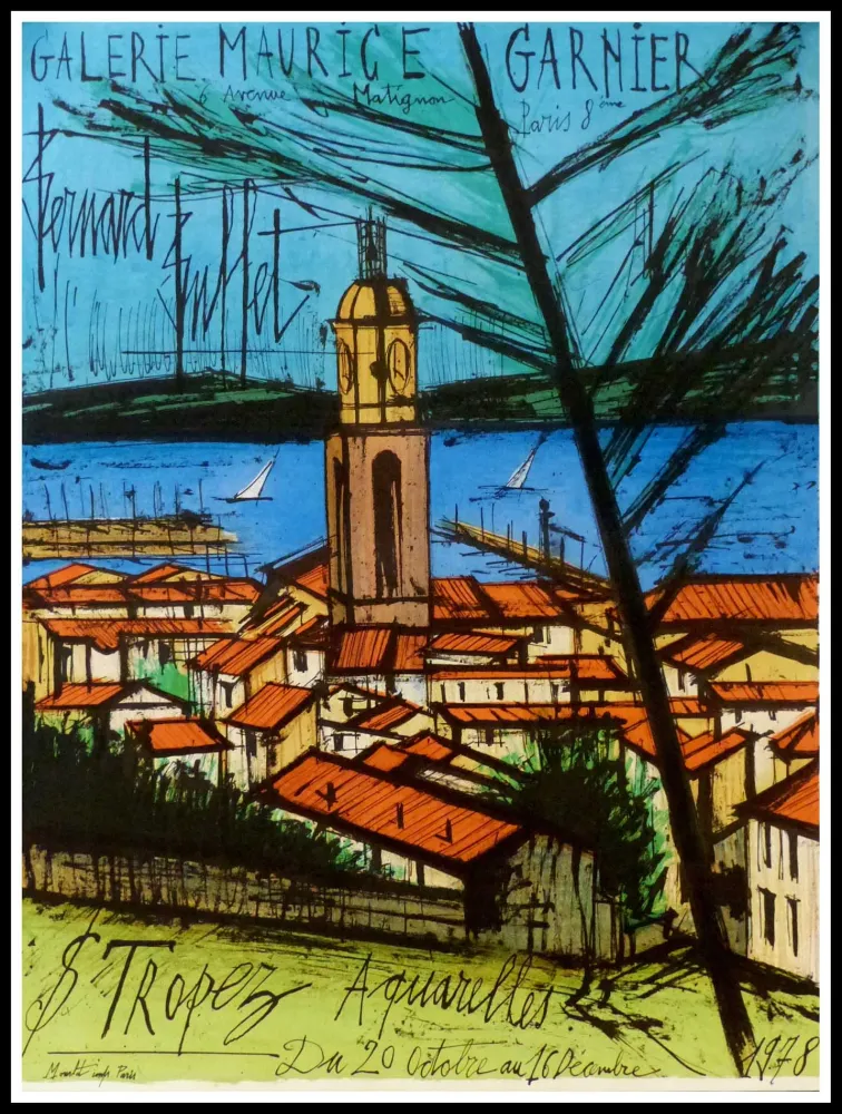 Poster Buffet -  GALERIE MAURICE GARNIER - SAINT TROPEZ