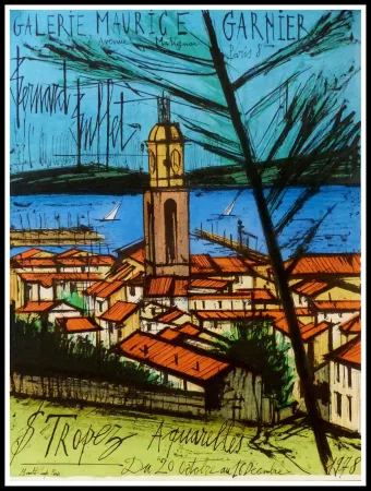 Poster Buffet -  GALERIE MAURICE GARNIER - SAINT TROPEZ