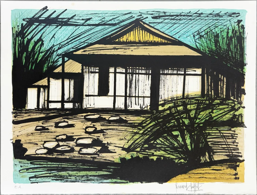 Lithograph Buffet - Katsura Rikyu-Kyoto