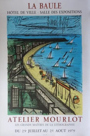 Lithograph Buffet - La Baule