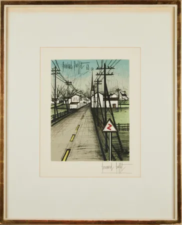 Lithograph Buffet - La route