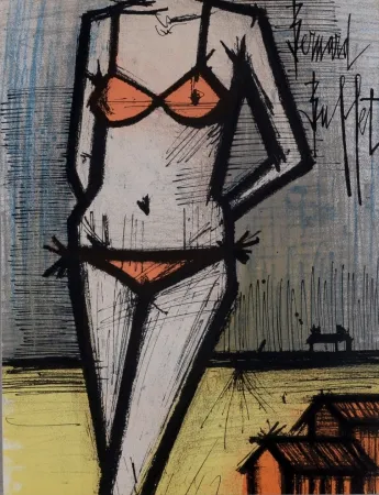Lithograph Buffet - Le Bikini, 1967