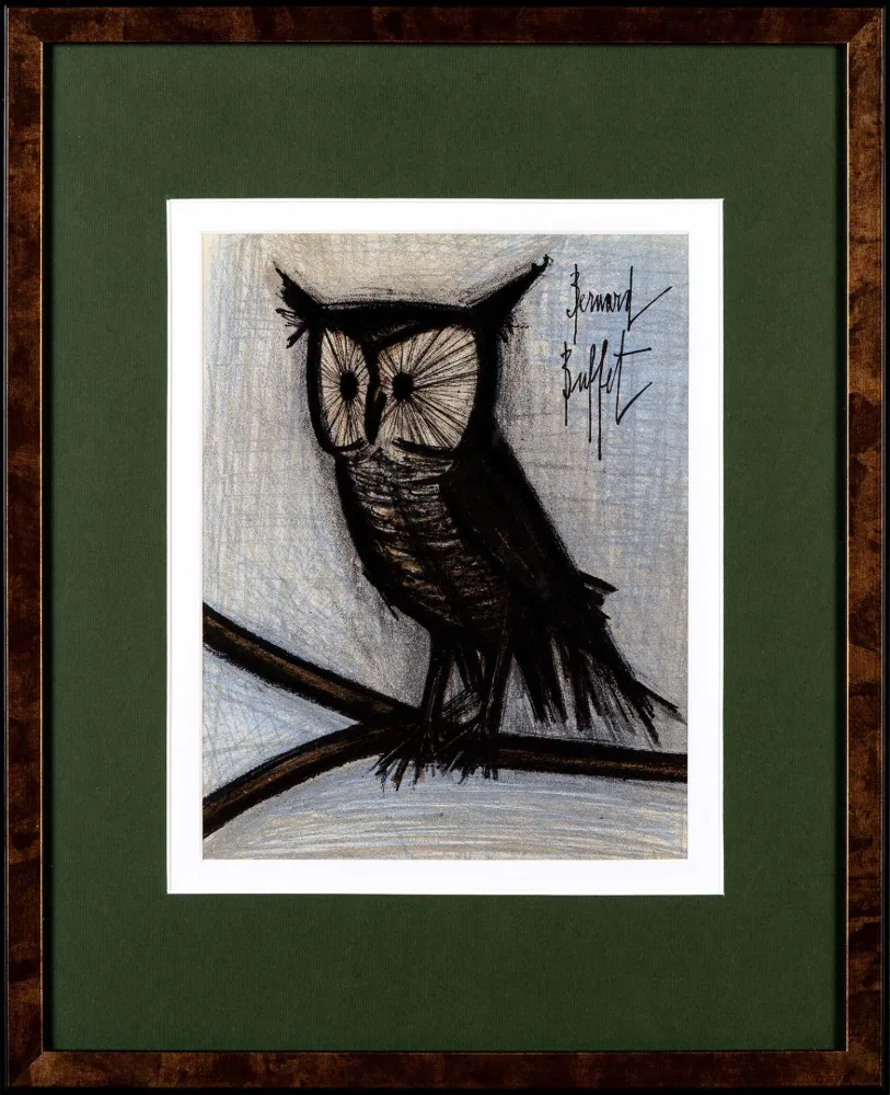 Lithograph Buffet - Le Petit Hibou