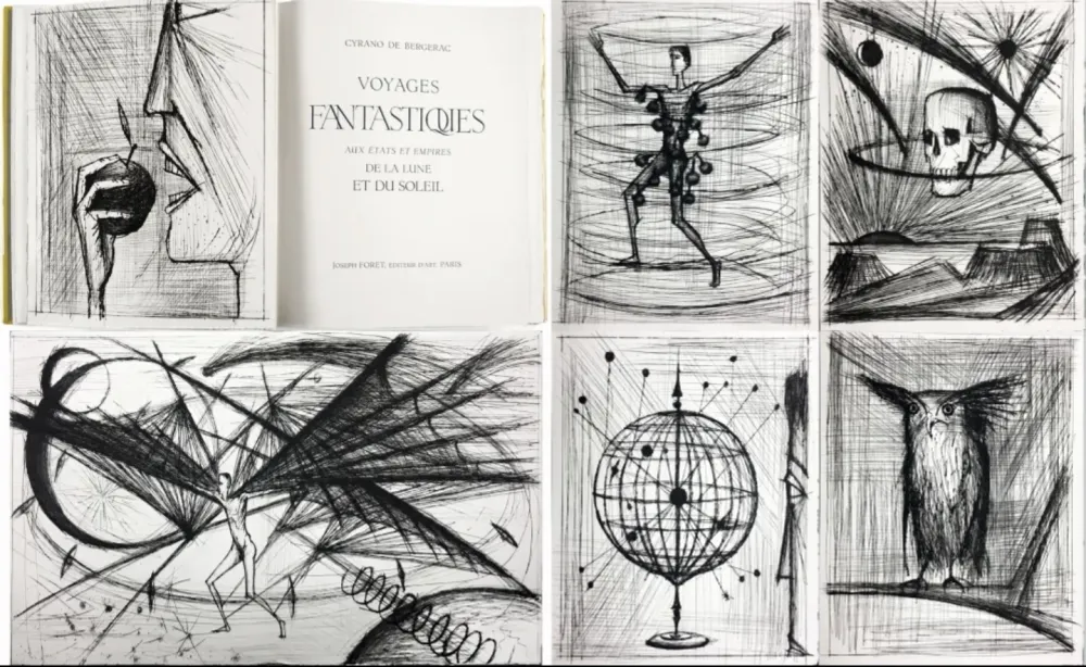 Illustrated Book Buffet - Le Voyages Fantastiques 