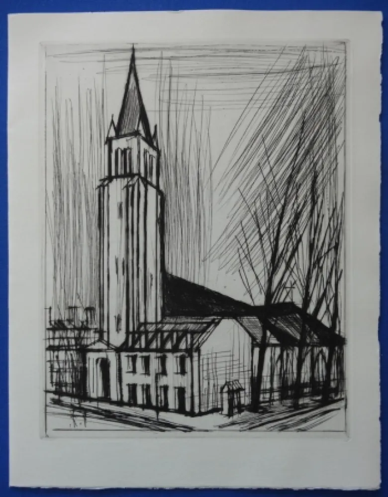 Drypoint Buffet - L'Eglise de St Germain des Prés
