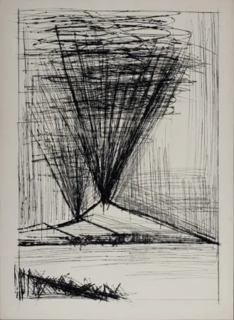 Drypoint Buffet - L'éruption du Vésuve, 1959