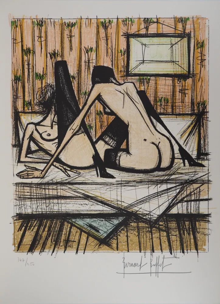 Lithograph Buffet - Les amies de Sappho