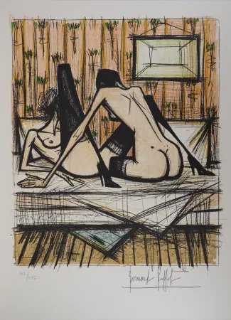 Lithograph Buffet - Les amies de Sappho