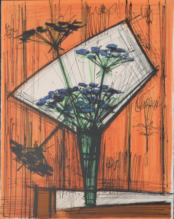 Lithograph Buffet - Les ombelles, 1972