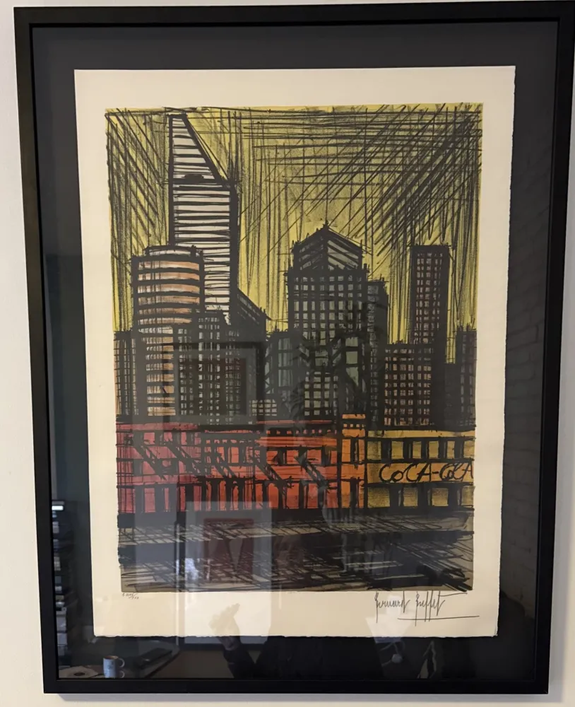 Lithograph Buffet - New York - Coca Cola