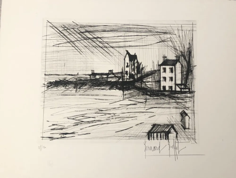 Drypoint Buffet - Plage bretonne 