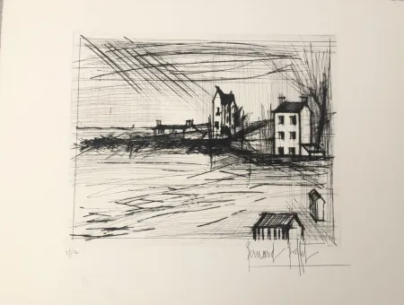 Drypoint Buffet - Plage bretonne 