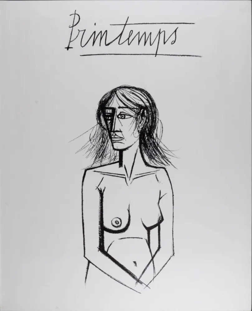 Lithograph Buffet - Printemps, 1970