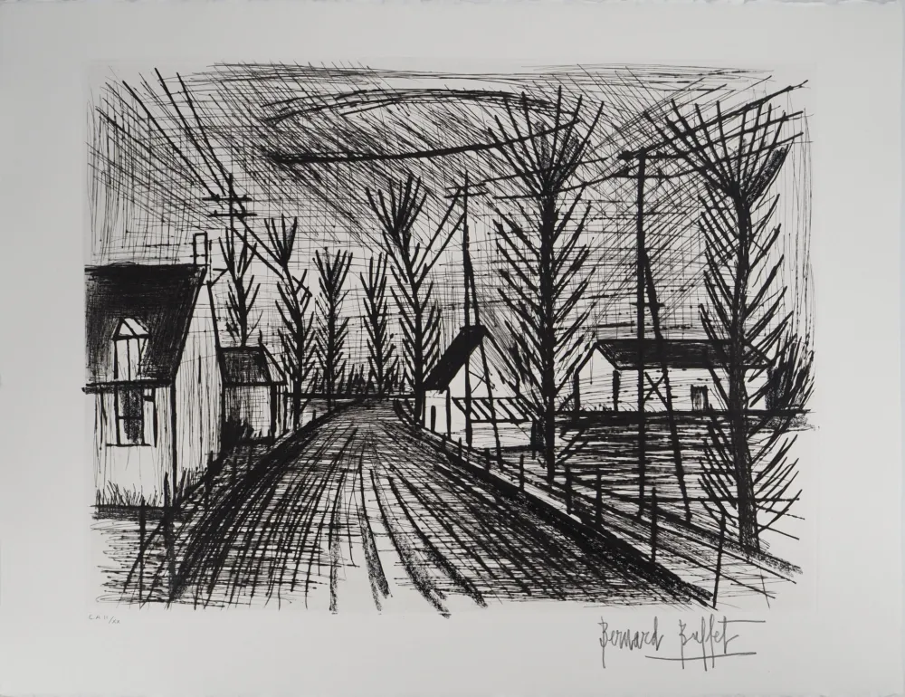 Etching Buffet - Route de village