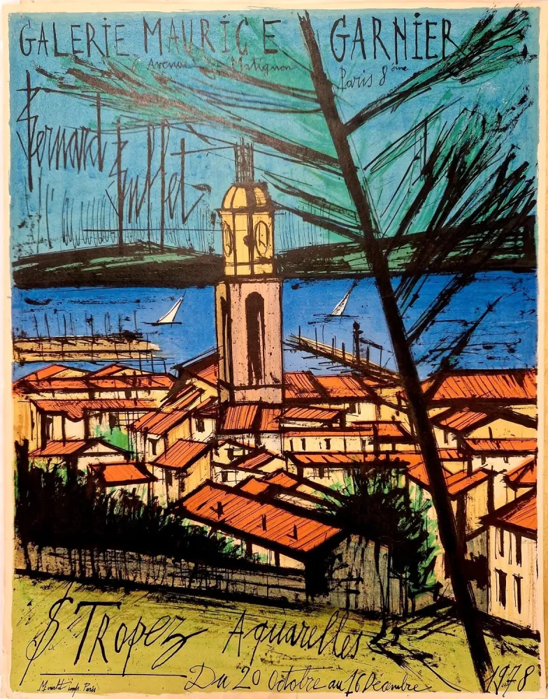 Poster Buffet - Saint Tropez