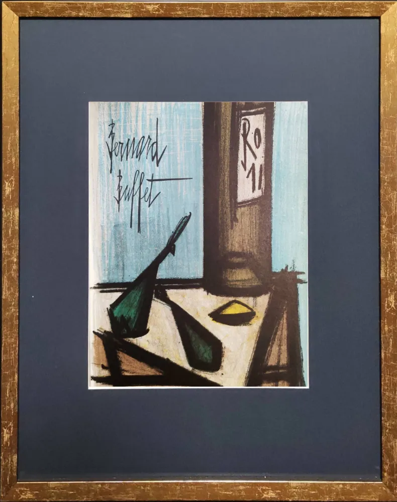 Lithograph Buffet - Still Life with a Bottle