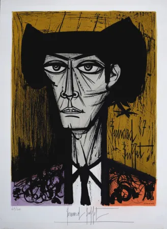 Lithograph Buffet - Toreador, 1967 - Hand-signed!