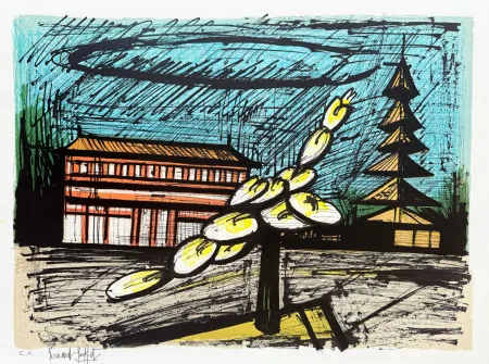 Lithograph Buffet - Voyage au Japon