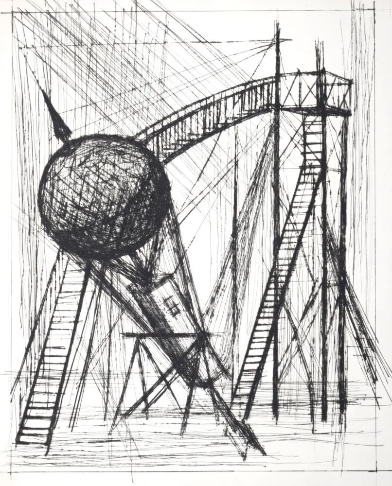 Drypoint Buffet - Voyages fantastiques de Cyrano de Bergerac, 1958