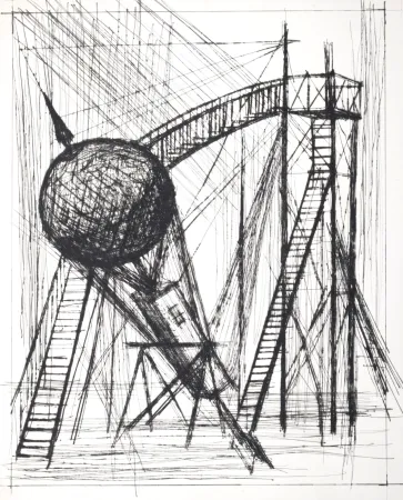 Drypoint Buffet - Voyages fantastiques de Cyrano de Bergerac, 1958