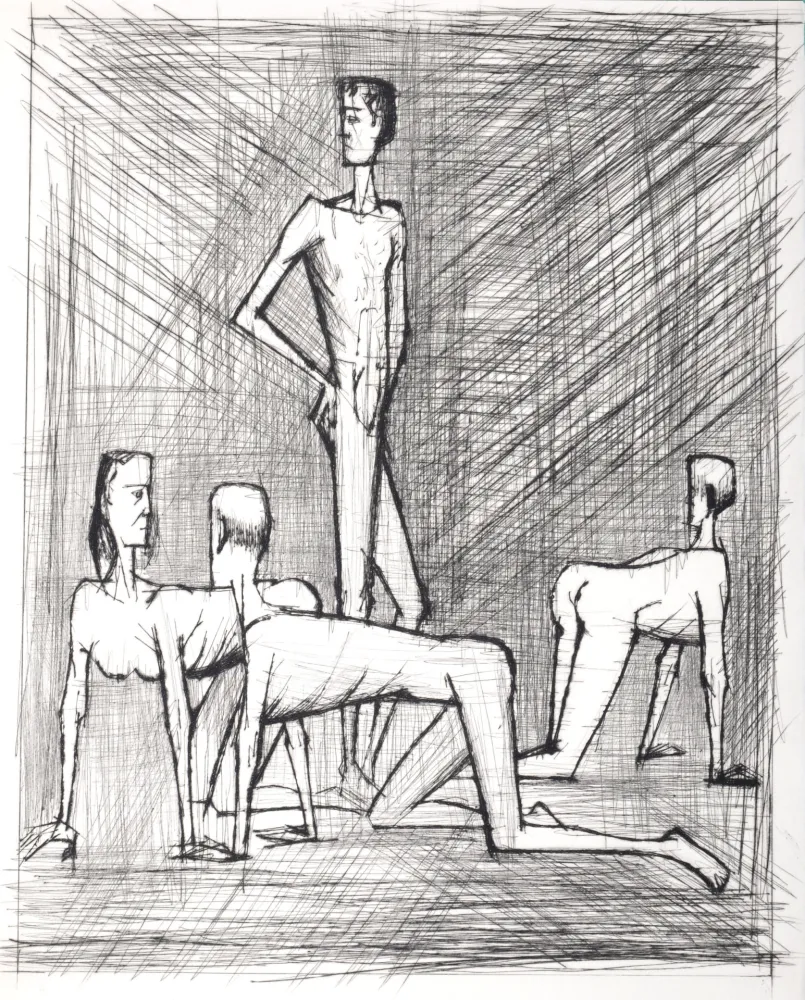 Drypoint Buffet - Voyages fantastiques de Cyrano de Bergerac, 1958