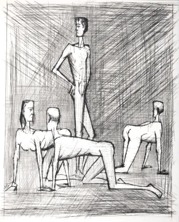 Drypoint Buffet - Voyages fantastiques de Cyrano de Bergerac, 1958