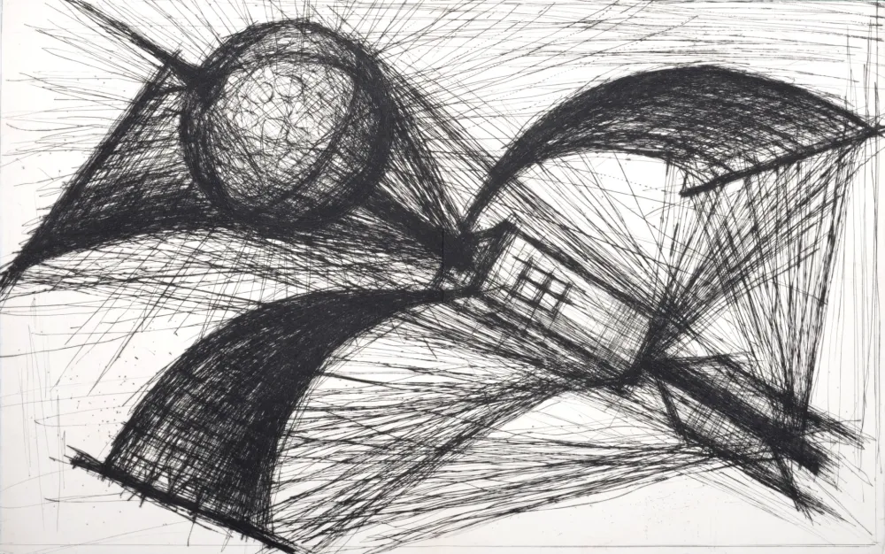 Drypoint Buffet - Voyages fantastiques de Cyrano de Bergerac, 1958