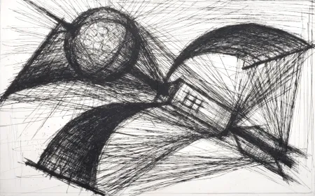 Drypoint Buffet - Voyages fantastiques de Cyrano de Bergerac, 1958