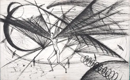 Drypoint Buffet - Voyages fantastiques de Cyrano de Bergerac, 1958