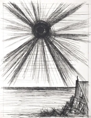 Drypoint Buffet - Voyages fantastiques de Cyrano de Bergerac, 1958